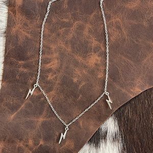 Texas Rain | Chain Choker With Lightning Bolts